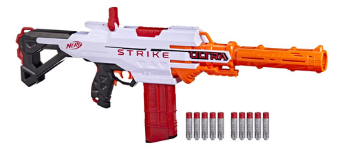 Nerf Lanzador Motorizado Ultra Strike, Mira Integrada, Compa