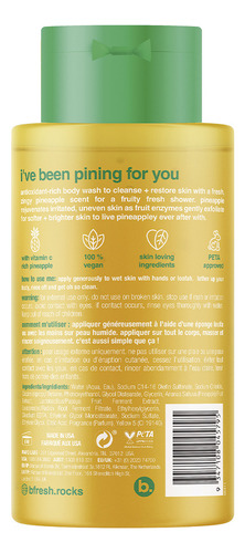 Gel De Baño B.fresh Pineapple Antioxidante, Hidratante