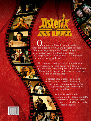 Asterix nos Jogos Olímpicos (Álbum do filme), de Uderzo, Albert. As aventuras de Asterix Editorial Editora Record Ltda., capa mole em português, 2008