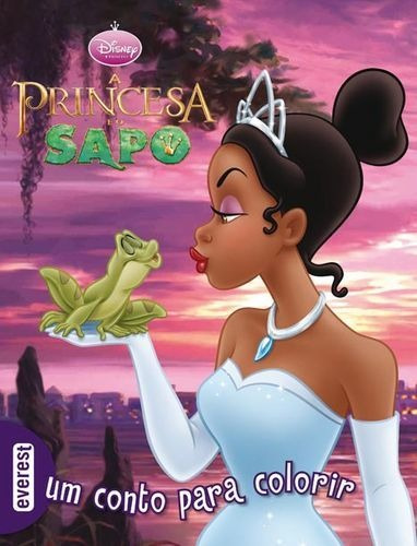 Libro A Princesa E O Sapo: Um Conto Para Colorir - Vv.aa.