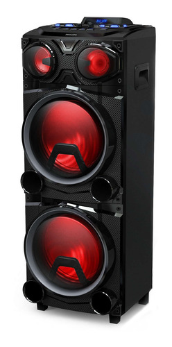 Imagen 2 de 5 de Parlante Philips TAX3705 TAX3705/77 portátil con bluetooth negro 100V/240V