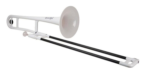 Trombón Selmer De Plástico Pbone1 Blanco Con Funda