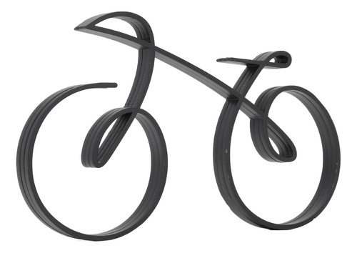 Escultura Minimalista De Metal Para Bicicleta, Estilo Enmarc