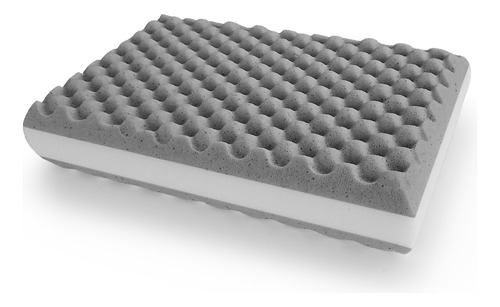 Almohada Rectangular 58x13 Cm Memory Foam Carbon