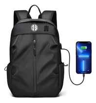 Comprar Jiusi Mochila Para Computadora Portátil Mochila Escolar Mochila De Viaje Mochila Impermeable Mochila Escolar Para Jóvenes Negro