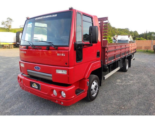 Ford Cargo 816 S Único Dono Carroceria 6,20m 2013