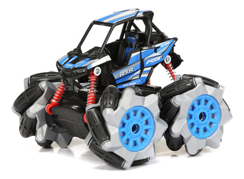 Auto A Radio Control Remoto 4x4 Terreno- Adventure Force Color Azul