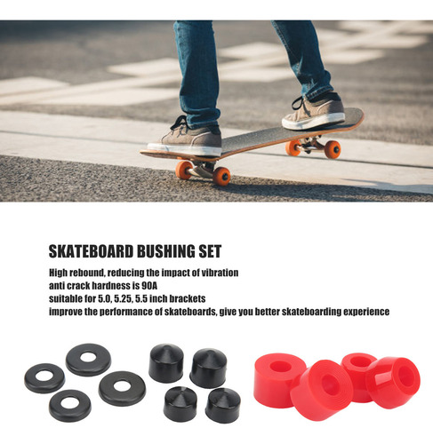 Conjunto De Buchas De Skate Pu Damping 90a Substituição De S