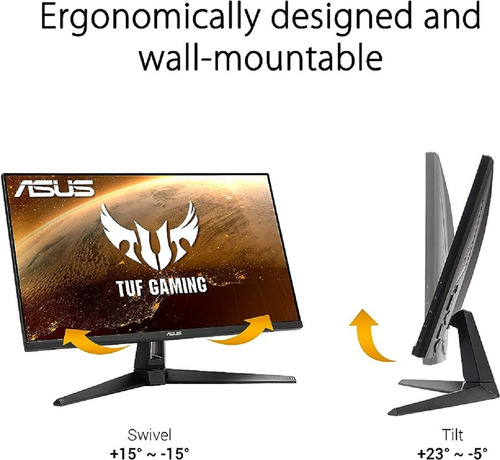 Monitor Asus Vg279q1a 27 Tuf Fhd Ips 165hz 1ms Freesync