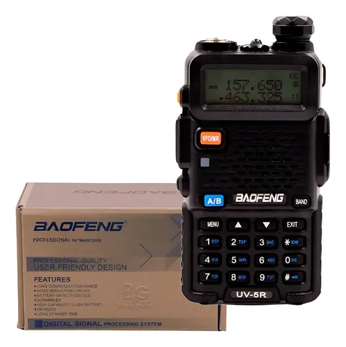 Rádio Comunicador Ht Baofeng Dual Band Uv-5r 136-174/400-520