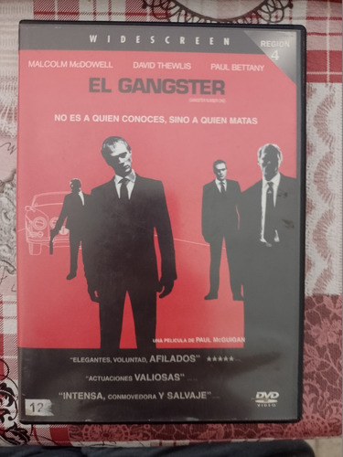 El Gangster Malcom Mcdowell Paul Bettany Dvd La Plata