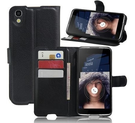 Capa Case Flip Carteira Alcatel One Touch Idol 4 Tela De 5.2