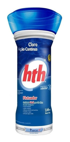 Flutuador 1 Clorador P/piscina Ação Continua Hth 1,66kg