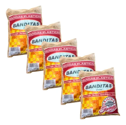 Banditas Bandas Elasticas Gomitas Bolsa X 1 Kilo -pack X5 Un