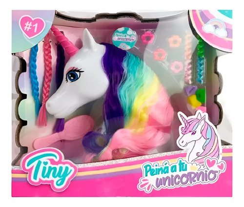 Tiny Cabeza Unicornio Peinados Trenzas Accesorios Peinalo