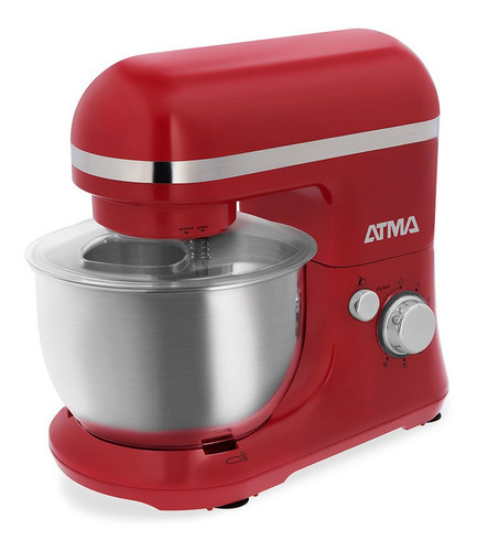 Imagen 2 de 6 de Batidora Planetaria Atma Vintage Bpat21rp Roja Color Rojo