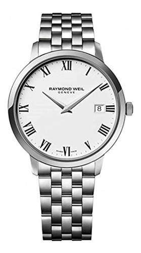 Reloj Casual De Acero Inoxidable Con Cuarzo Suizo Raymond We