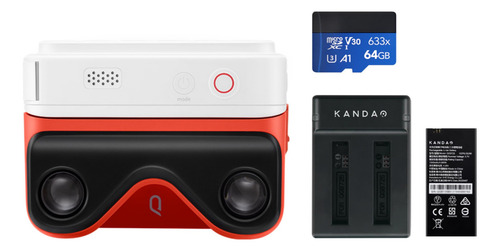 Kandao QooCam 8K Videocámara Acción Gran Angular Negro