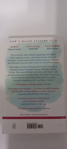 The Guernsey Literary And Potato Peel Pie Society En Inglés (Usado)
