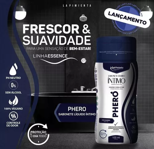 Sabonete Íntimo Líquido Masculino Essence 100ml La Pimienta