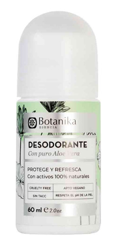 Botanika Desodorante Roll On Aloe Vera 60ml Piel Sensible