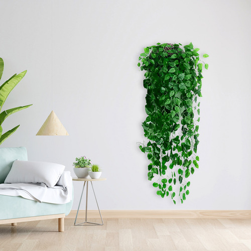 Hojas De Begonia Para Colgar En La Pared, Plantas Artificial