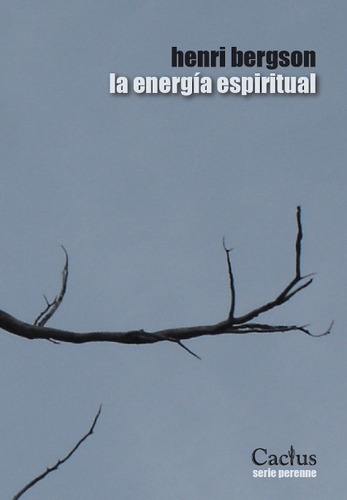 La Energía Espiritual / Henri Bergson / Envío