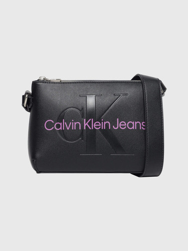 Bolsa Shoulder Negro Calvin Klein De Mujer