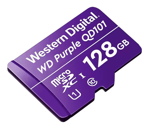 Memoria Micro Sd 128gb Wd Purple Surveillance Clase 10