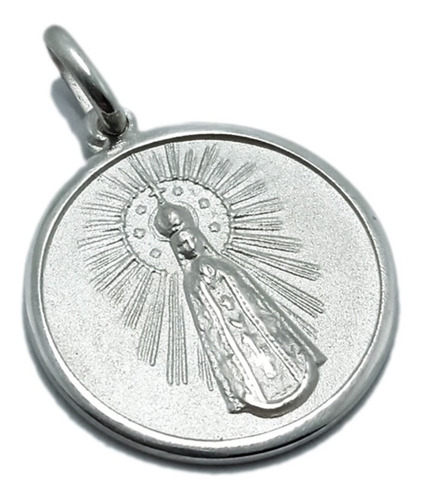 Medalla Virgen Milagro De Salta - Plata - 20mm