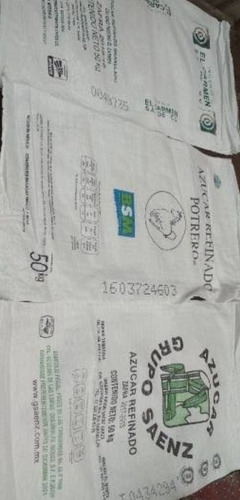 100 Piezas Costal De Rafia 50kg, De Una Vaciada Azucarero