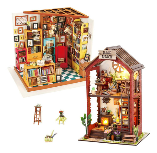 Kit De Construcción De Casa De Muñecas En Miniatura Para Bri