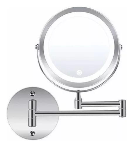 Espejo Maquillaje Doble Plegable LED Aumento X5 RF 4889 – Cómpralo