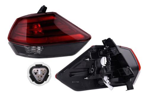 Calavera Ext Der Obscura C/leds Depo Nissan X-trail 18/20