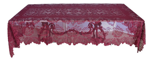 Mantel Rectangular 2.5 M X 1.5 En Encaje De Hilo Poliester 