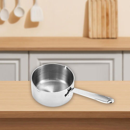 Sartén Plana Para Cocinar Con Aceite Caliente Para