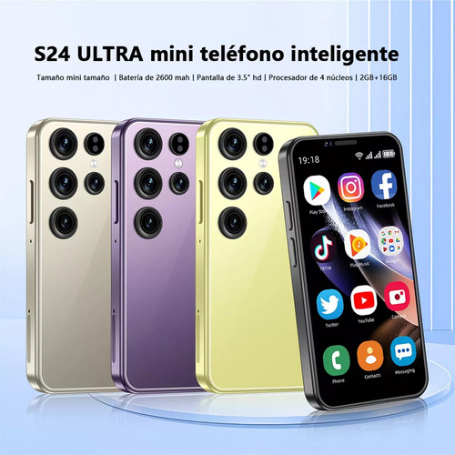 Cheap Smartphones S24 Ultra 3.5 In Black