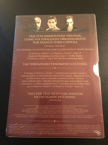 Imagem 2 de 2 de Dvd - O Poderoso Chefão - The Coppola Restoration - Lacrado