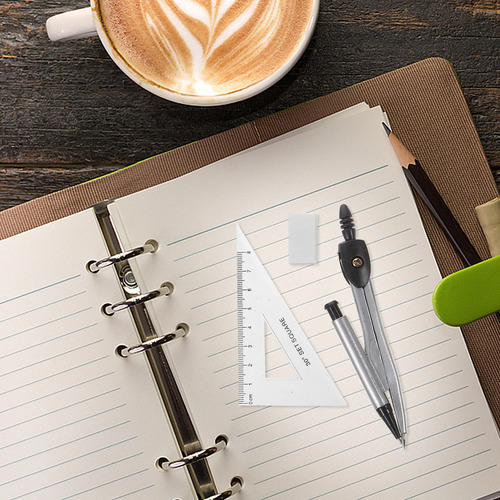 Herramienta De Dibujo Geométrico Compass Set Con Divisor Tra