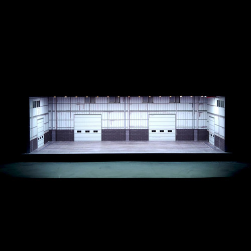1:64 Estacionamento Protetor Com Luzes Led Mini Estilo B