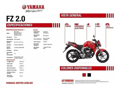 Yamaha Fz 16 18cta$19125 Descuento$ + Seguro Gratis 3 Meses