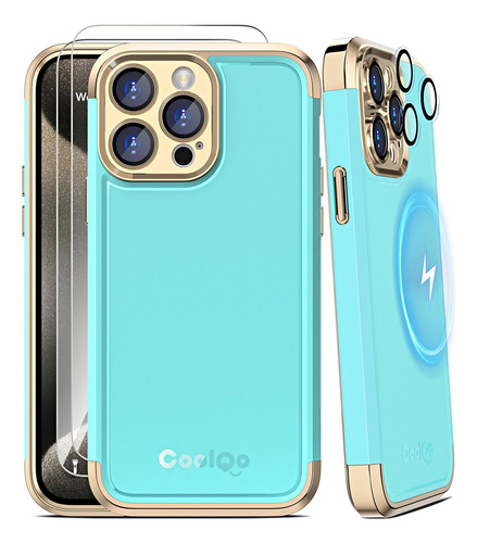 Funda Coolqo Magnetica Para iPhone 15pro Max Comp Magsafe_09
