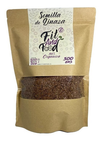 Imagen 1 de 5 de Semilla De Linaza / 500 Grs . Fit And Food