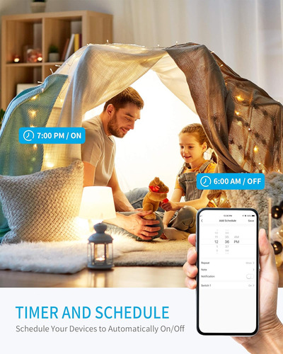 Syantek Enchufe Wifi Exterior, Enchufe Inteligente Exteri...