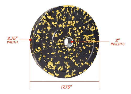 Par De Bumper De Caucho Fleck Pack 35 Lb Colores