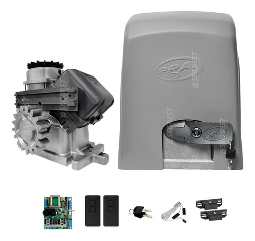 Kit Motor De Portão Ppa Dz 800 Condomium Jetflex Reposição Frequência 200hz Tamanho Da Engrenagem Z17 Bivolt