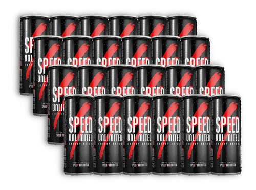 Speed Unlimited Energizante En Lata Pack X24u 250ml