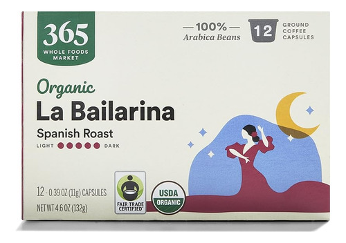 365 By Whole Foods Market, Coffee La Bailarina - Cápsulas De