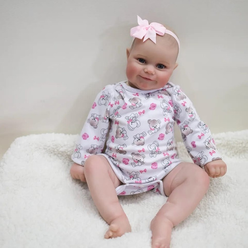 Muñeca Bebe Reborn Realista Realista Maddie Piel 3d Terminad