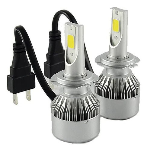 Lamparas Cree Led H7 C6 Luz Blanca Fiat Argo Cronos Bajas 